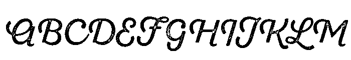 Sant'Elia Rougher Regular Font UPPERCASE