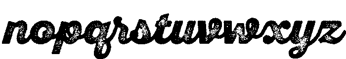 Sant'Elia Roughest Alt Black Font LOWERCASE