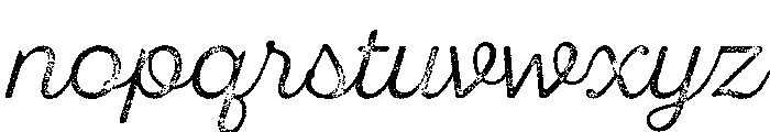 Sant'Elia Roughest Alt Light Font LOWERCASE