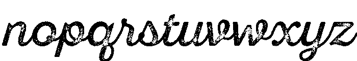 Sant'Elia Roughest Alt Regular Font LOWERCASE
