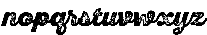 Sant'Elia Roughest Black Font LOWERCASE