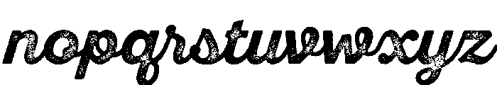 Sant'Elia Roughest Bold Font LOWERCASE