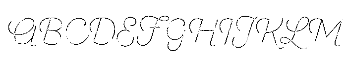 Sant'Elia Roughest Extra Light Font UPPERCASE