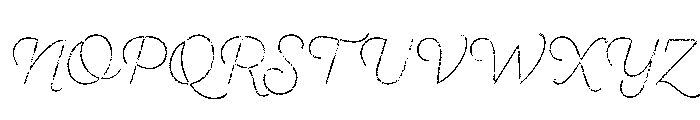 Sant'Elia Roughest Extra Light Font UPPERCASE