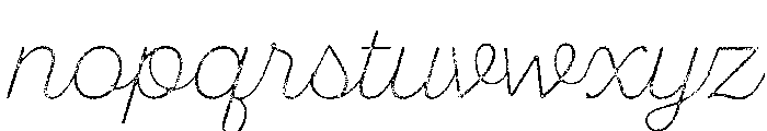 Sant'Elia Roughest Extra Light Font LOWERCASE