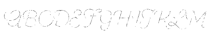 Sant'Elia Roughest Line Font UPPERCASE