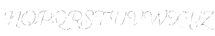 Sant'Elia Roughest Line Font UPPERCASE