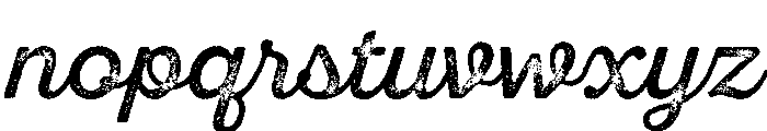 Sant'Elia Roughest Regular Font LOWERCASE