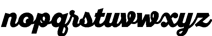 Sant'Elia Script Alt Black Font LOWERCASE