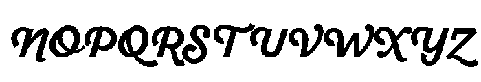 Sant'Elia Script Alt Bold Font UPPERCASE