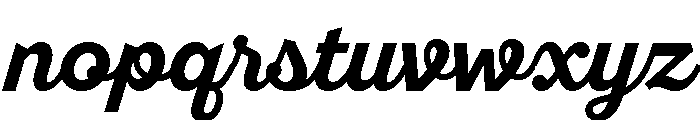 Sant'Elia Script Alt Bold Font LOWERCASE