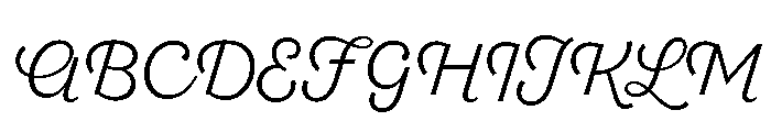 Sant'Elia Script Alt Light Font UPPERCASE