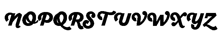 Sant'Elia Script Black Font UPPERCASE