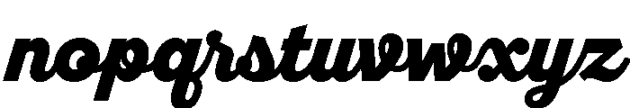Sant'Elia Script Black Font LOWERCASE