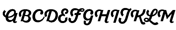 Sant'Elia Script Bold Font UPPERCASE