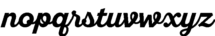 Sant'Elia Script Bold Font LOWERCASE