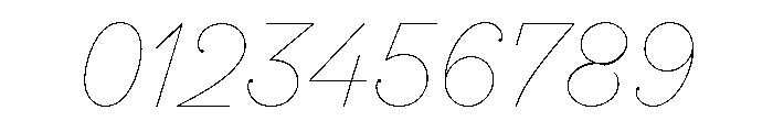 Sant'Elia Script Line Font OTHER CHARS