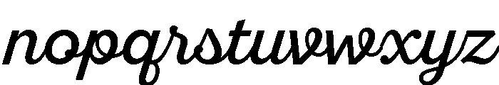 Sant'Elia Script Regular Font LOWERCASE