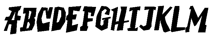 Saucy Millionaire Regular Font UPPERCASE