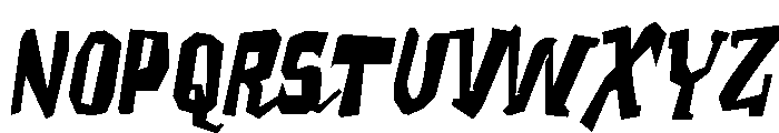 Saucy Millionaire Regular Font UPPERCASE