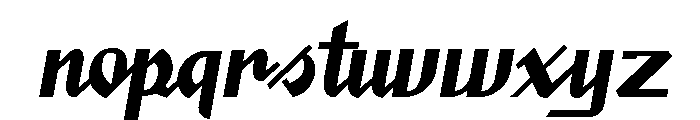 Saucy Millionaire Regular Font LOWERCASE