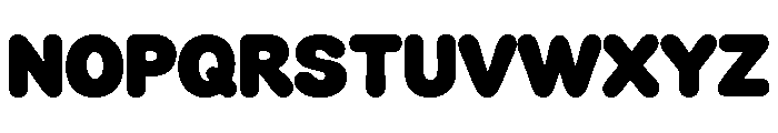 Sausage Regular Font UPPERCASE