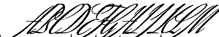 Savanna Script Regular Font UPPERCASE