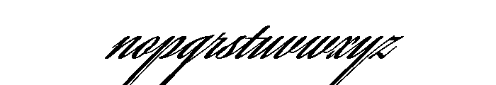 Savanna Script Regular Font LOWERCASE