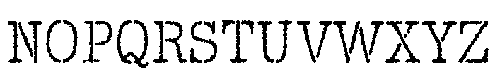 Sayer Interview Regular Font UPPERCASE