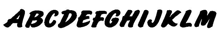 Sayer Script Black Font UPPERCASE
