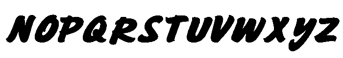 Sayer Script Black Font UPPERCASE
