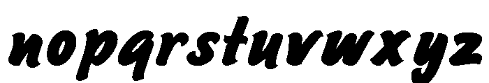 Sayer Script Black Font LOWERCASE