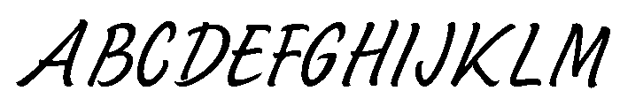 Sayer Script Light Font UPPERCASE