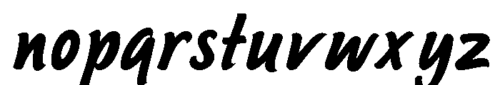 Sayer Script Regular Font LOWERCASE