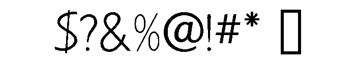 Sayer Spiritual Regular Font OTHER CHARS