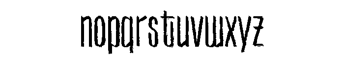 Sbrougher Regular Font LOWERCASE