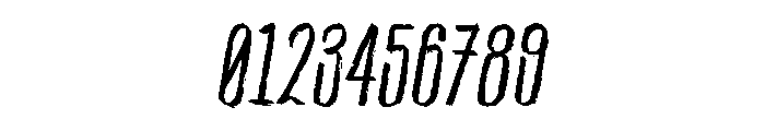 Sbrougher Slant Font OTHER CHARS