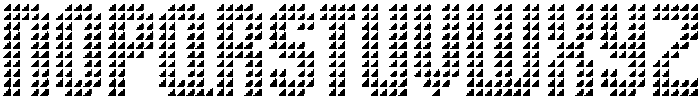 SB Grip Angle Inset Fill 4 otf (400) Font UPPERCASE