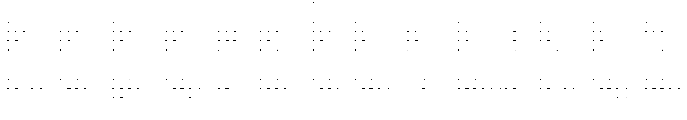 SB Grip Dot Open Gap H otf (400) Font LOWERCASE