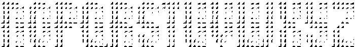 SB Grip Pixel Open Fill 3 otf (400) Font UPPERCASE