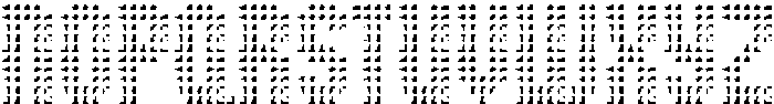 SB Grip Pixel Open Fill 4 otf (400) Font UPPERCASE