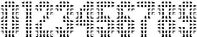 SB Grip Pixel Open Fill 5 otf (400) Font OTHER CHARS