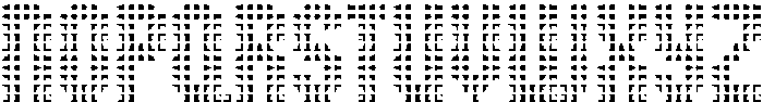 SB Grip Pixel Open Fill 5 otf (400) Font UPPERCASE