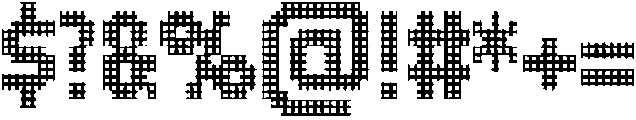 SB Grip Pixel Open Full otf (400) Font OTHER CHARS