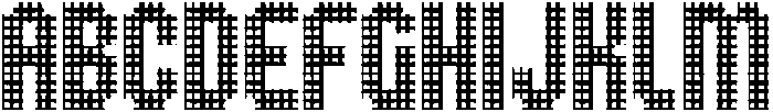 SB Grip Pixel Open Full otf (400) Font UPPERCASE