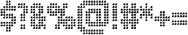 SB Grip Pixel Solid Fill 4 otf (400) Font OTHER CHARS