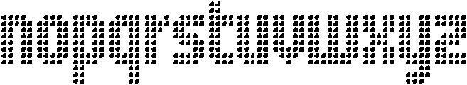 SB Grip Pixel Solid Fill 4 otf (400) Font LOWERCASE