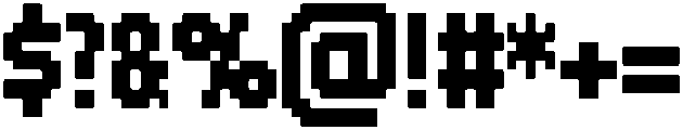 SB Grip Pixel Solid Full otf (400) Font OTHER CHARS