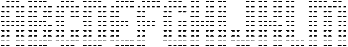 SB Grip Pixel Solid Gap H otf (400) Font UPPERCASE