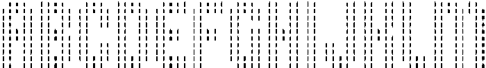 SB Grip Pixel Solid Gap V otf (400) Font UPPERCASE